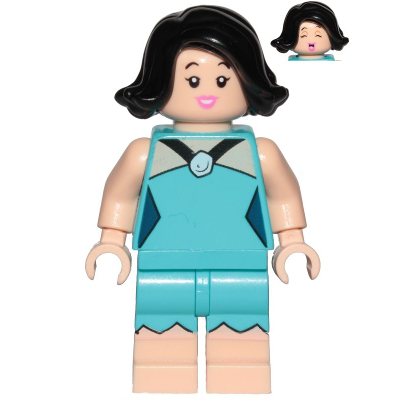[TOY.CHAN] LEGO 樂高 20877 黑色 頭髮 側梳短髮-細節圖3