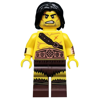 [TOY.CHAN] LEGO 樂高 88283 黑色 頭髮 中長波浪-細節圖2