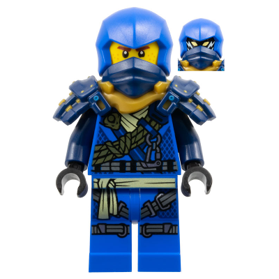 [TOY.CHAN] LEGO 樂高 3626pb3403 黃色 頭部 雙面 中膚色雀斑 藍黑面罩-細節圖2