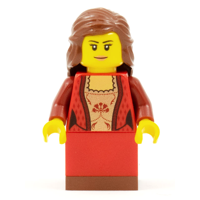 [TOY.CHAN] LEGO 樂高 59363 紅棕色 頭髮 側邊編髮 辮子-細節圖2