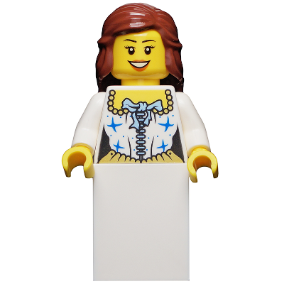 [TOY.CHAN] LEGO 樂高 59363 紅棕色 頭髮 側邊編髮 辮子-細節圖4