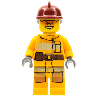 [TOY.CHAN] LEGO 樂高 3834 深紅色 消防頭盔-細節圖4