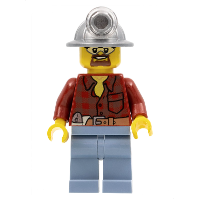 [TOY.CHAN] LEGO 樂高 98289 平光銀色 礦工頭盔 頭燈-細節圖3