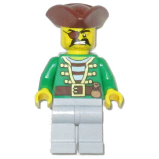 [TOY.CHAN] LEGO 樂高 2544 紅棕色 三角帽 海盜帽-細節圖3