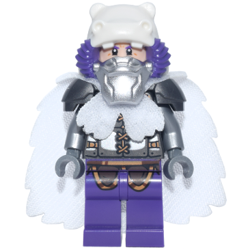 [TOY.CHAN] LEGO 樂高 8035 珍珠深灰色 肩甲 階梯狀 雙背柱-細節圖3