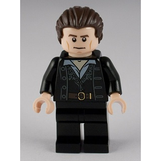 [TOY.CHAN] LEGO 樂高 95226 深棕色 頭髮 俐落後梳 短馬尾-細節圖3