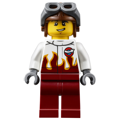 [TOY.CHAN] LEGO 樂高 30171 紅棕色 飛行員帽-細節圖4