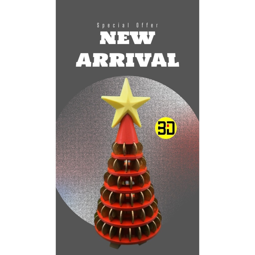 【Blackin3D】3D列印～～聖誕節溫暖滿溢氛圍 88聖誕樹 交換禮物 居家佈置 聖誕禮物 聖誕節-細節圖6