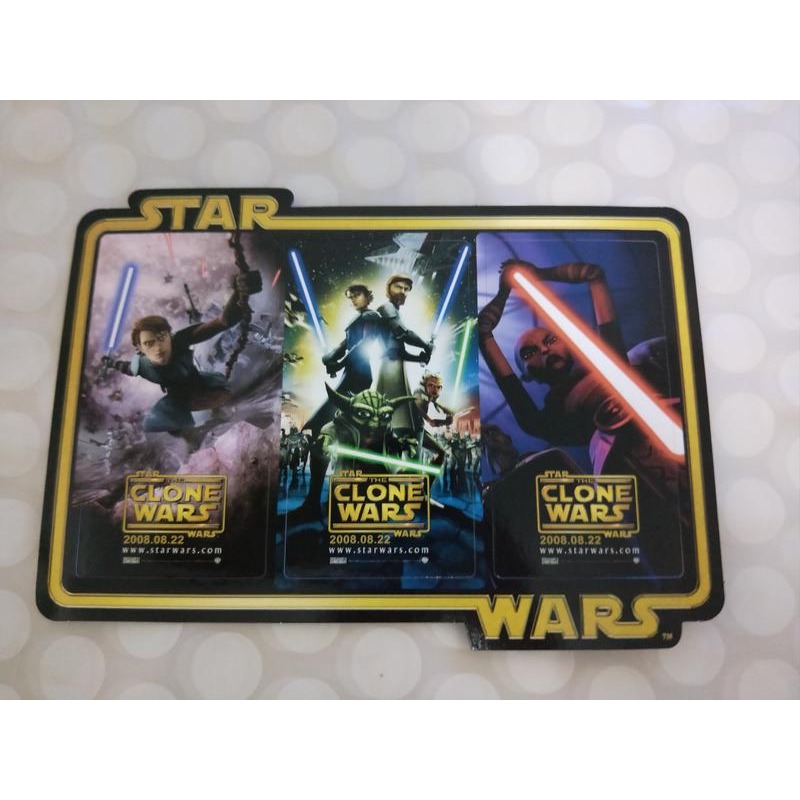 星際大戰：複製人之戰 STAR WARS：THE CLONE WARS 電影手冊+DM 套裝 2008年-細節圖2