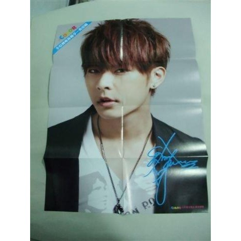 韓國團體 SS501 & 炎亞綸 (含印刷簽名)  雙面海報   ♥2009年♥-細節圖2