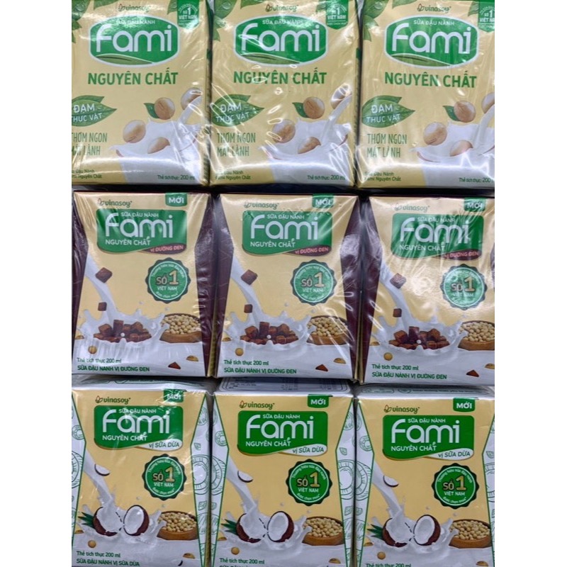 越南Fami純豆奶 豆奶 保久乳 早餐 200ml-細節圖2