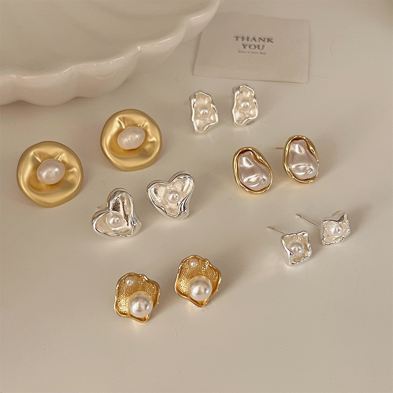 S925銀針百搭氣質網紅款耳釘小巧耳墜耳環-細節圖3