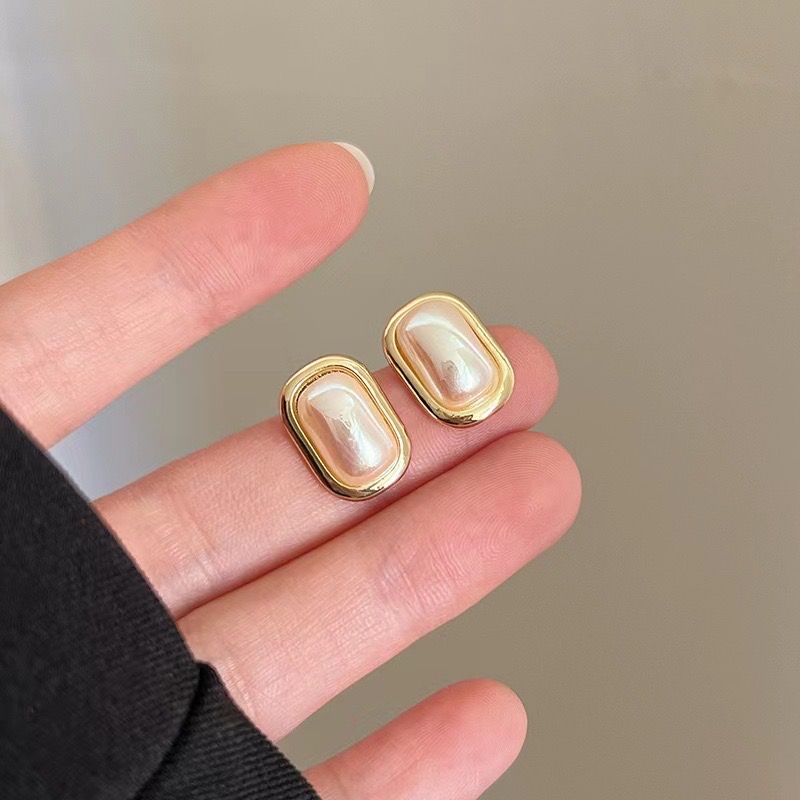 S925銀針百搭氣質網紅款耳釘小巧耳墜耳環-規格圖3