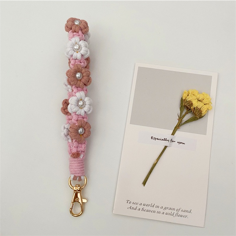 手工編織彩色可調節 手機防丟繩 手機掛繩-細節圖6