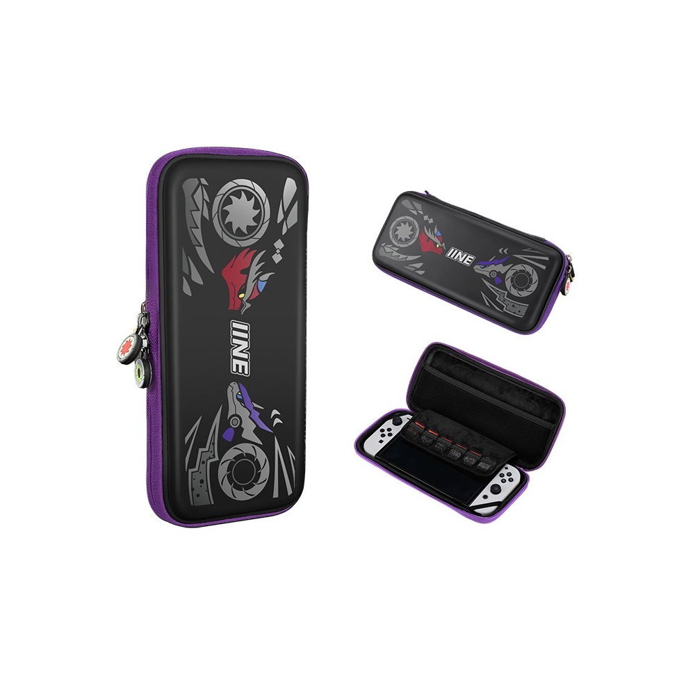 Switch NS周邊 良值 精靈寶可夢Pokemon朱紫風格 主機收納包 主機包 硬殼包-細節圖5