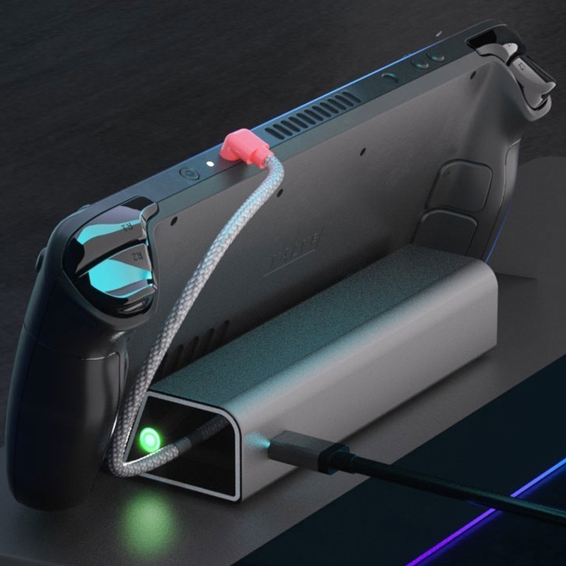 iPlay Stream Deck 充電底座 支援45W快充 自帶編織充電線 體積小散熱佳 金屬質感 防滑設計 現貨供應-細節圖5