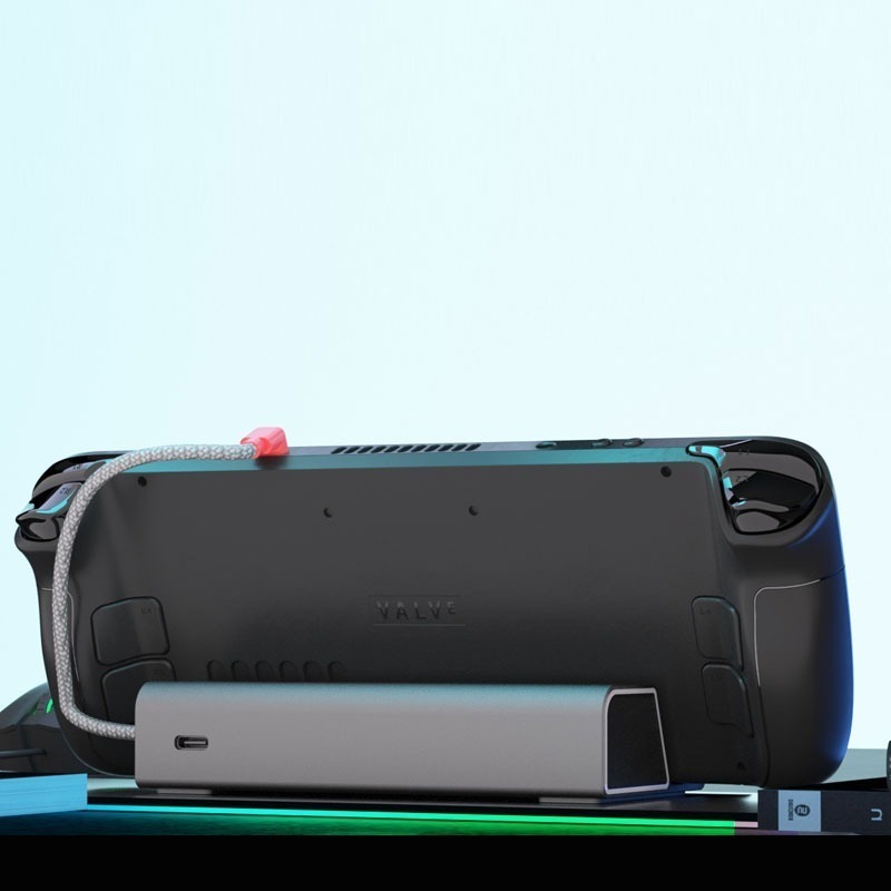 iPlay Stream Deck 充電底座 支援45W快充 自帶編織充電線 體積小散熱佳 金屬質感 防滑設計 現貨供應-細節圖6