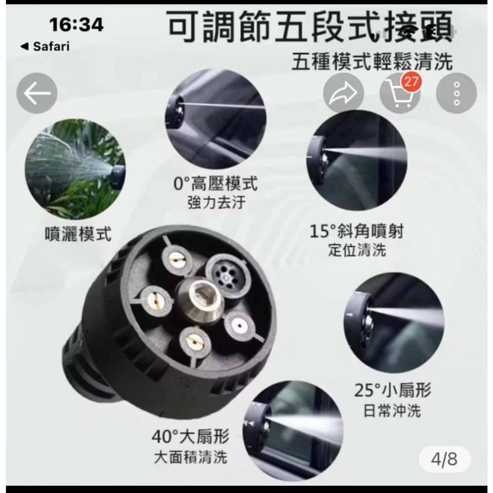 Titan 鋰電無線高壓清洗水槍現貨全配-細節圖3