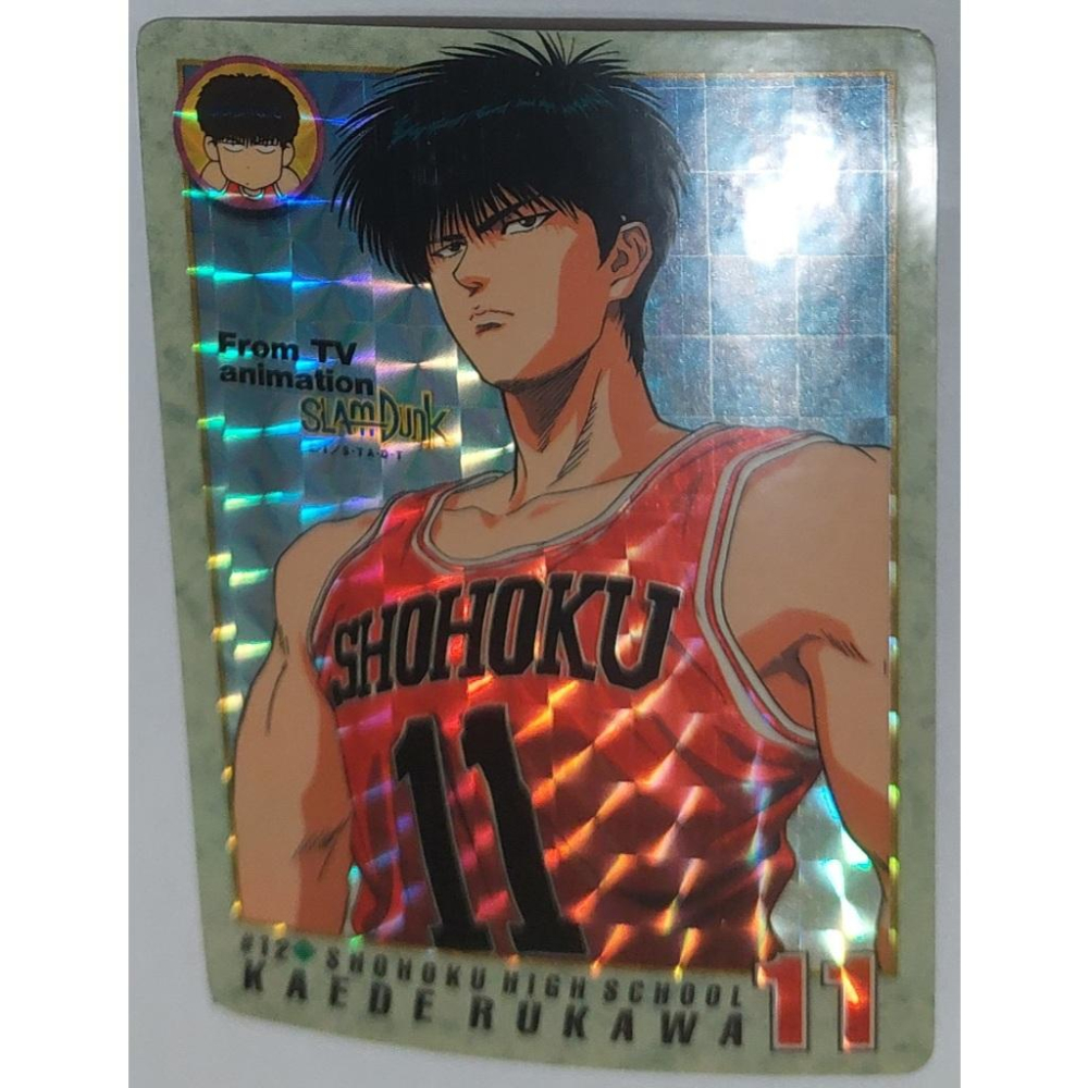 灌籃高手 SLAM DUNK 非七龍珠 萬變卡 亮卡 閃卡  NO.12 1994年 卡況請看照片 請看商品說明-細節圖3