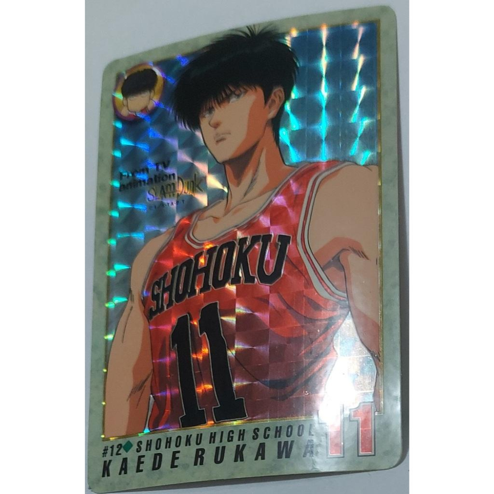 灌籃高手 SLAM DUNK 非七龍珠 萬變卡 亮卡 閃卡  NO.12 1994年 卡況請看照片 請看商品說明-細節圖6