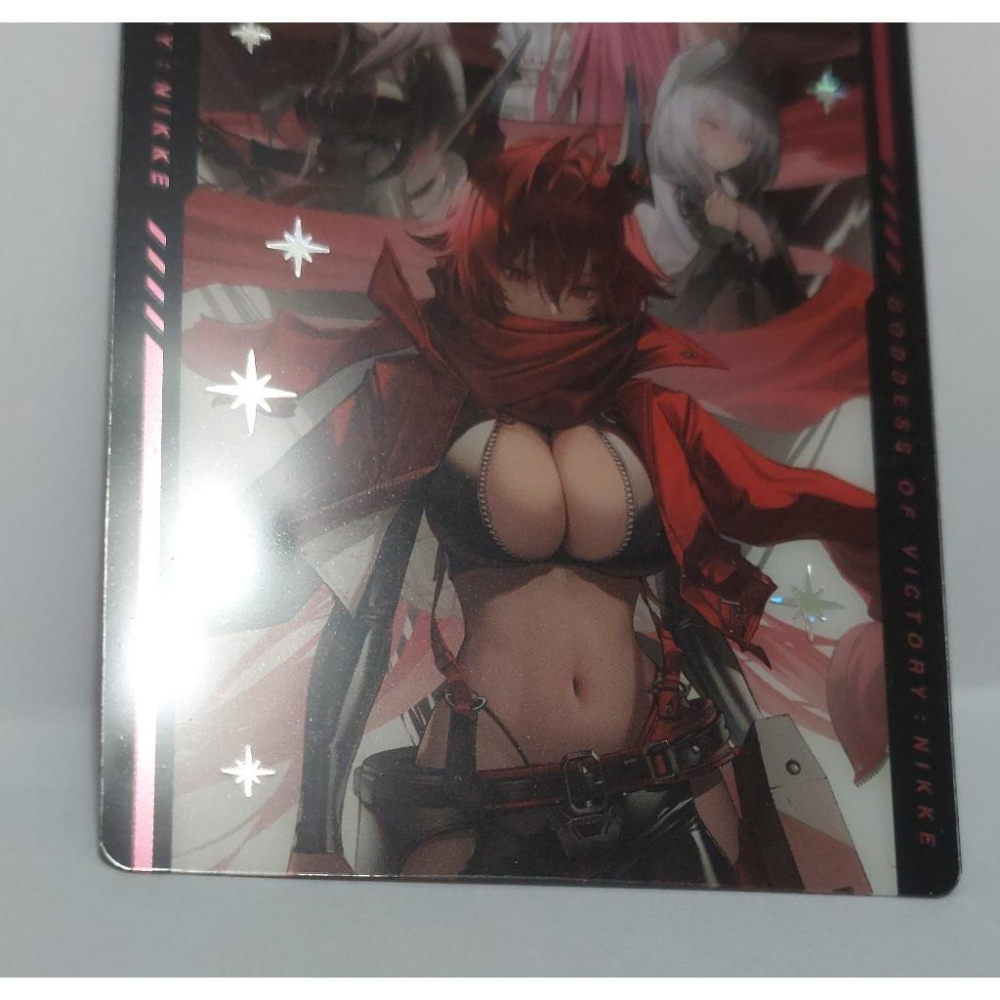 勝利女神 妮姬 NIKKE ALGERNON 第2彈 日版塑膠卡 角色收藏卡 金屬質感 SR卡 小紅帽 一周年-細節圖5