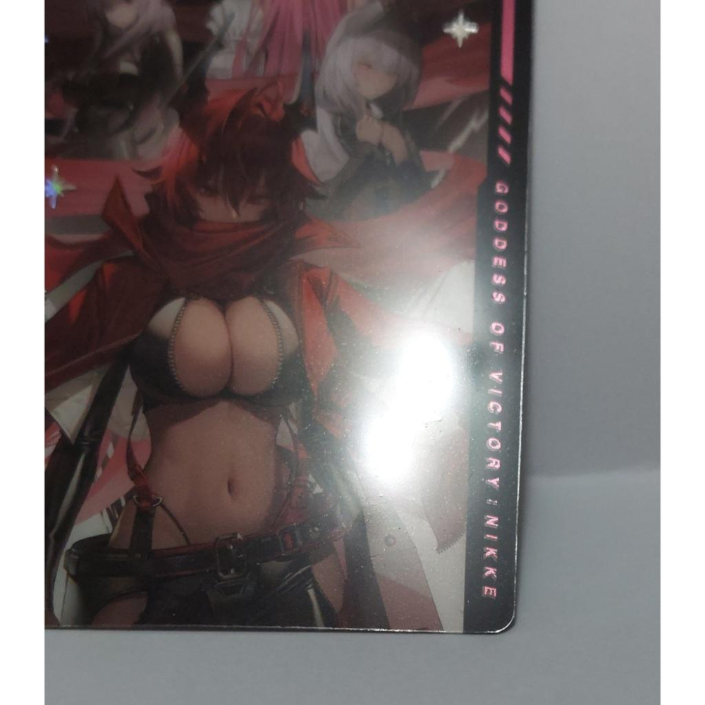 勝利女神 妮姬 NIKKE ALGERNON 第2彈 日版塑膠卡 角色收藏卡 金屬質感 SR卡 小紅帽 一周年-細節圖6