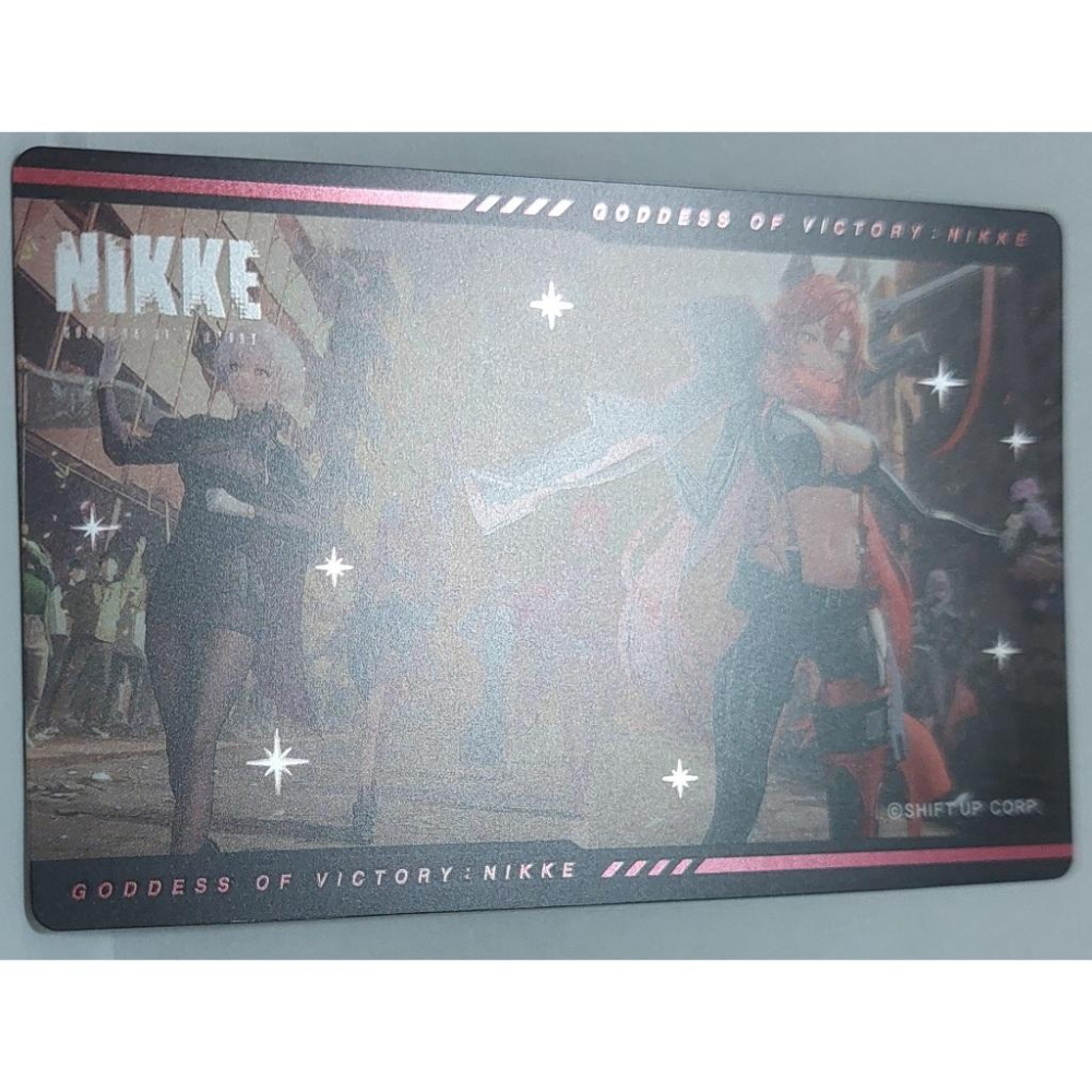 勝利女神 妮姬 NIKKE ALGERNON 第2彈 日版塑膠卡 角色收藏卡 金屬質感 SR卡 小紅帽 一周年-細節圖8