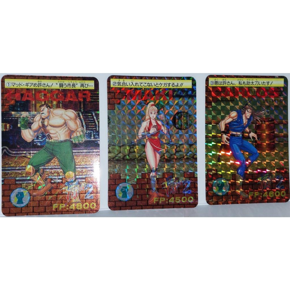 Capcom Final Fight 2 街頭快打 萬變卡  快打旋風 街霸 3閃+18普 大全套(共21張卡)-細節圖2