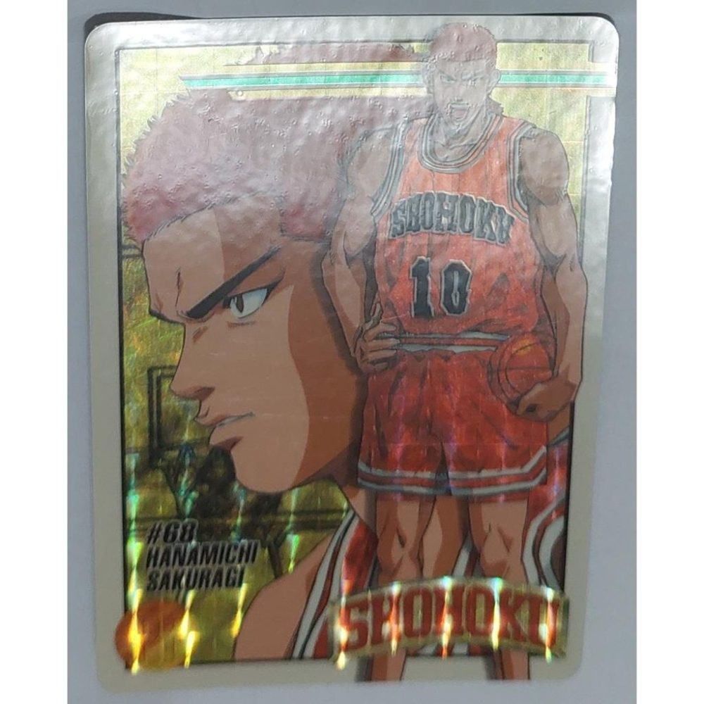 灌籃高手 SLAM DUNK  萬變卡 亮卡 閃卡  NO.68 1995年 卡況請看照片 請看商品說明-細節圖2