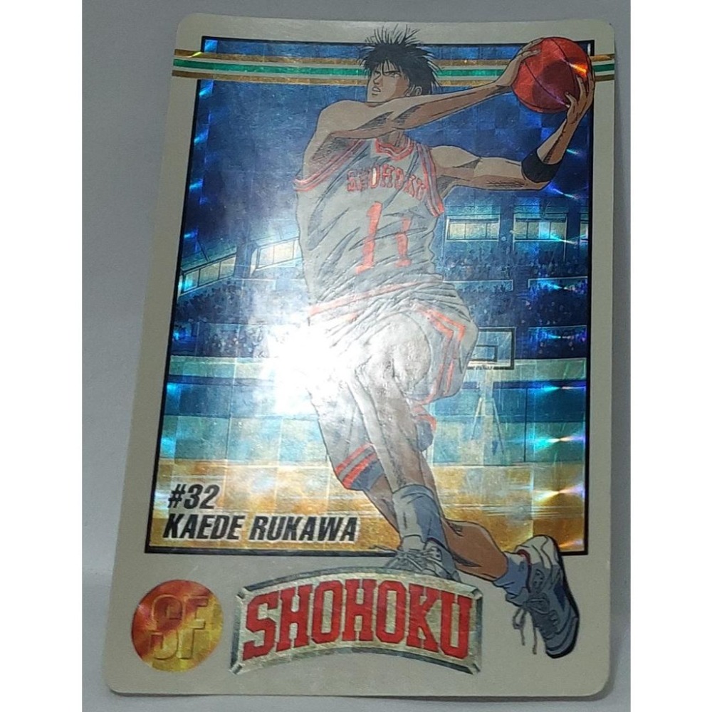 灌籃高手 SLAM DUNK  萬變卡 亮卡 閃卡  NO.32 1994年 卡況請看照片 請看商品說明-細節圖4