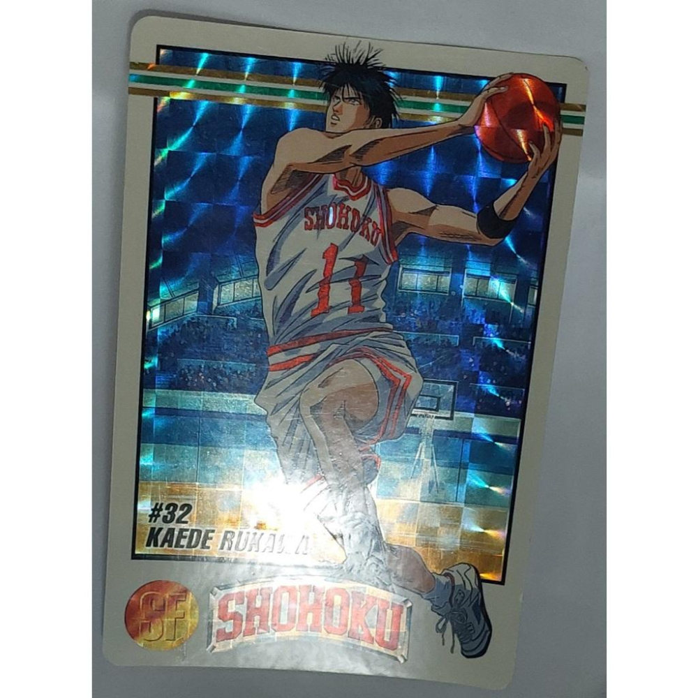 灌籃高手 SLAM DUNK  萬變卡 亮卡 閃卡  NO.32 1994年 卡況請看照片 請看商品說明-細節圖6