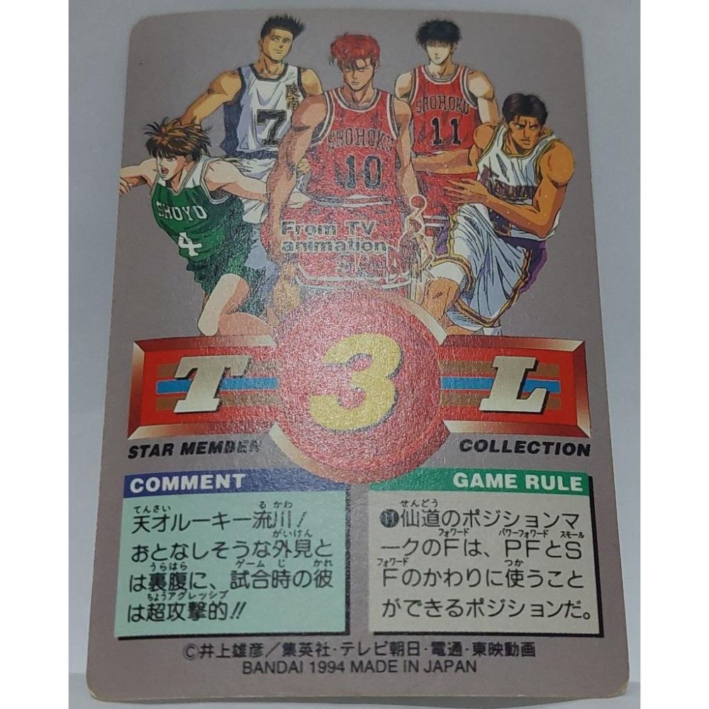 灌籃高手 SLAM DUNK  萬變卡 亮卡 閃卡  NO.32 1994年 卡況請看照片 請看商品說明-細節圖8