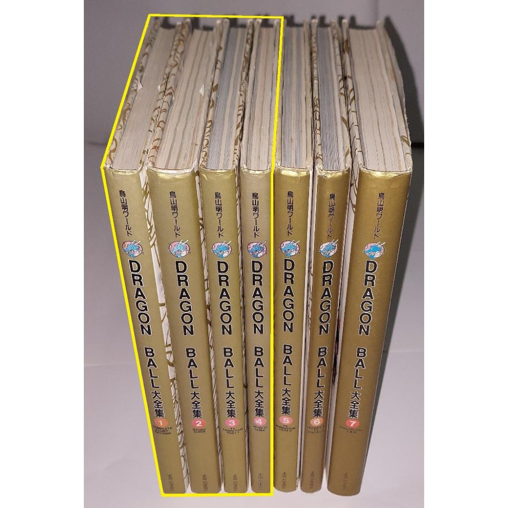 七龍珠 Dragonball 大全集 日版1刷 鳥山明 1-4賣場 (全套7集不拆售) (請分開結帳1-4跟5-7賣場)-細節圖2