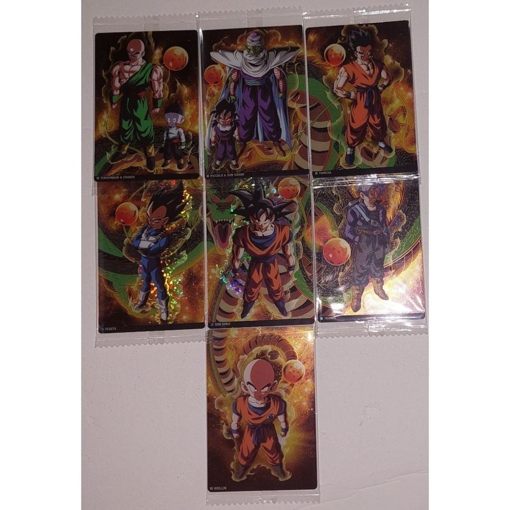 七龍珠 Dragonball 萬代 威化餅卡 七彈 非萬變卡 神龍拼圖 7-01~7-07 N 全新未拆封 請看商品說明-細節圖2