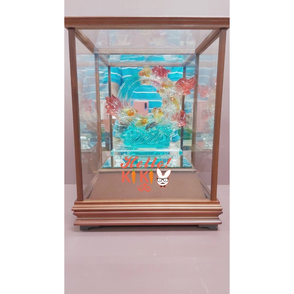 🧋琉璃 如魚得水 開幕送禮 升遷送禮 新婚賀禮 退休送禮  新居落成送禮 喬遷賀禮 退伍禮品 當選禮品  壽誕 風水擺飾-細節圖8