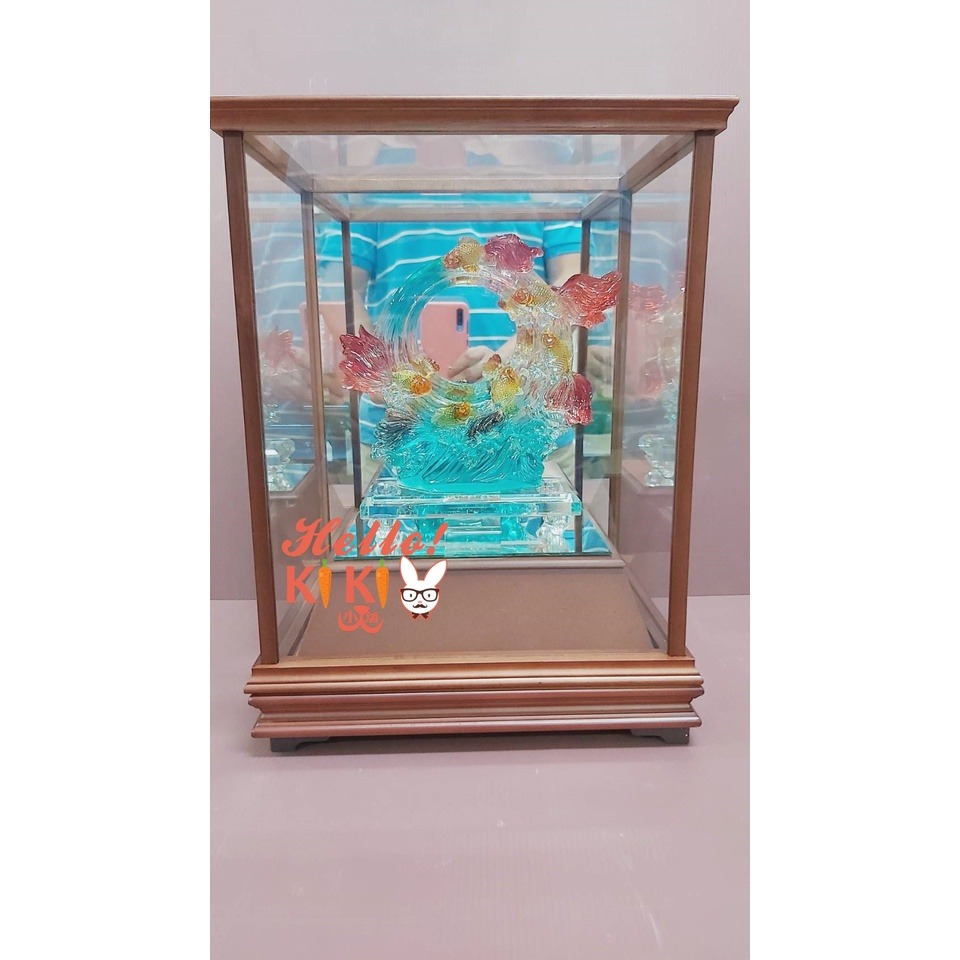 🧋琉璃 如魚得水 開幕送禮 升遷送禮 新婚賀禮 退休送禮  新居落成送禮 喬遷賀禮 退伍禮品 當選禮品  壽誕 風水擺飾-細節圖9
