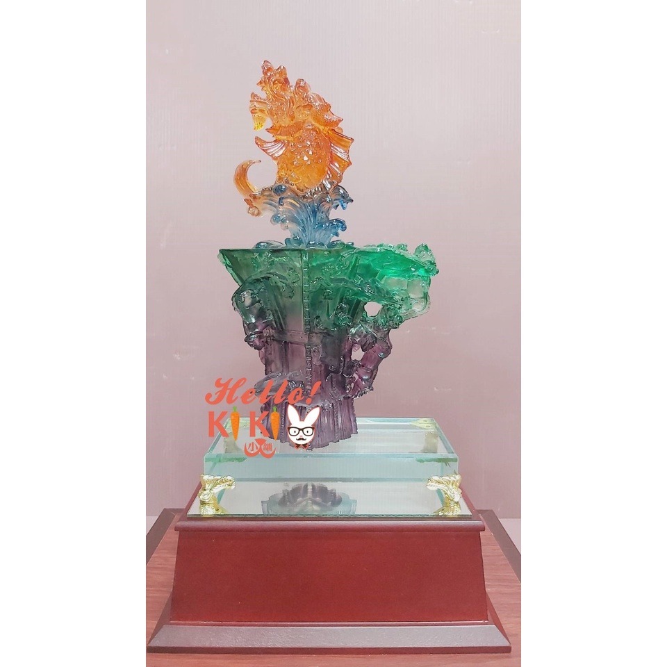 🏆琉璃  出類拔萃 含外框 升遷送禮 退休送禮 退伍賀禮 開幕送禮 新居落成送禮 喬遷賀禮 當選禮品 謝師賀禮  風水-細節圖4