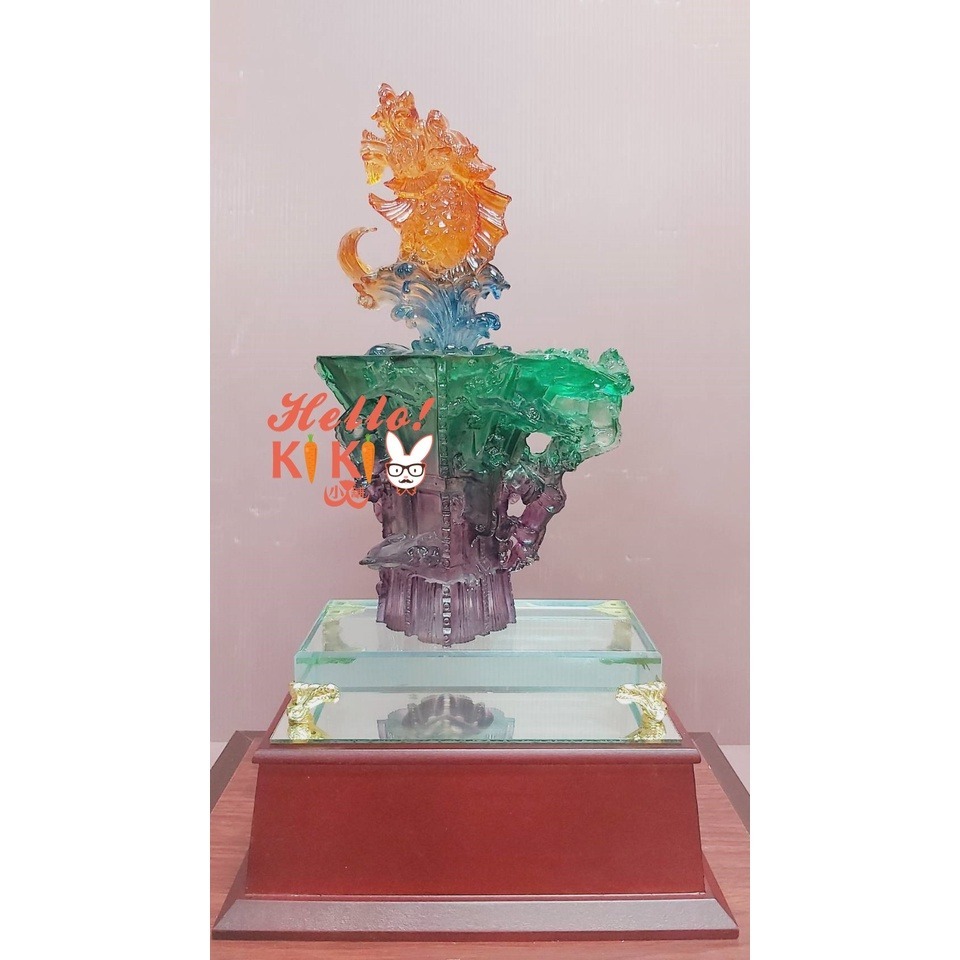 🏆琉璃  出類拔萃 含外框 升遷送禮 退休送禮 退伍賀禮 開幕送禮 新居落成送禮 喬遷賀禮 當選禮品 謝師賀禮  風水-細節圖6