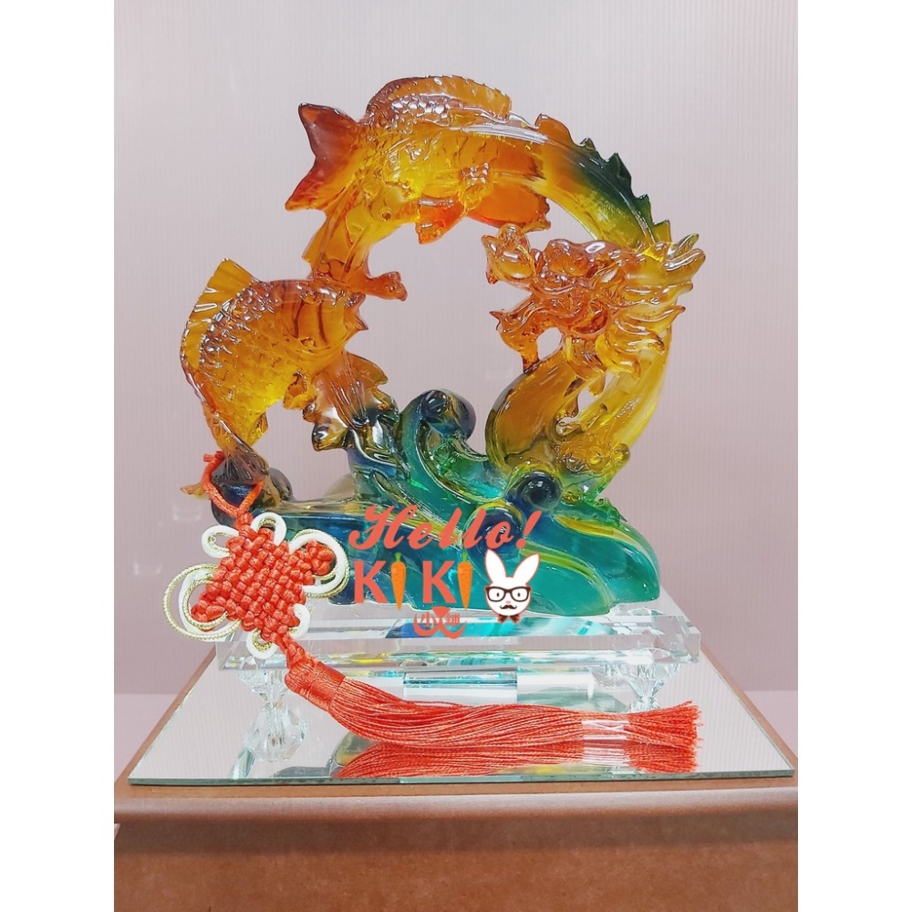 🚴琉璃 躍龍門 升遷送禮 退休送禮 開幕送禮 退伍禮品 新婚送禮 新居送禮 喬遷賀禮 榮調賀禮 謝師禮物 感謝狀 風水-細節圖3