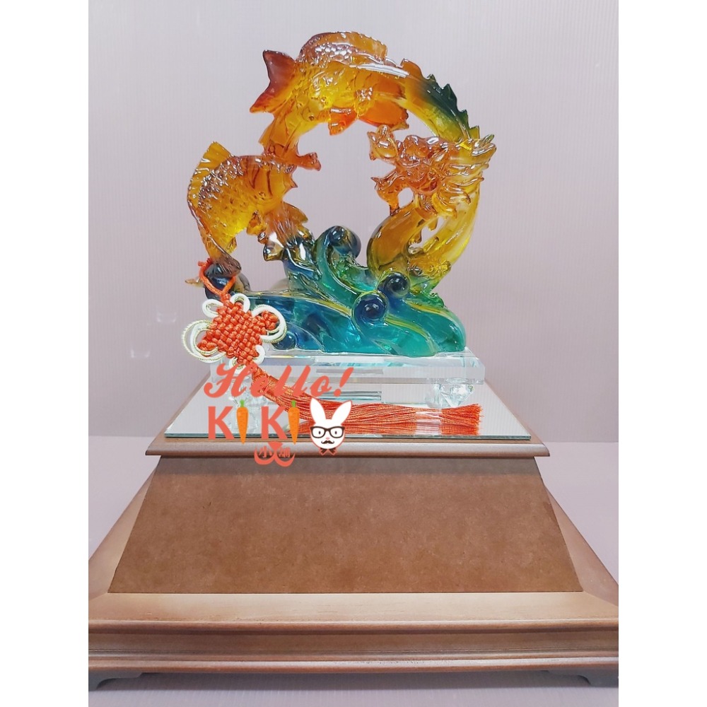 🚴琉璃 躍龍門 升遷送禮 退休送禮 開幕送禮 退伍禮品 新婚送禮 新居送禮 喬遷賀禮 榮調賀禮 謝師禮物 感謝狀 風水-細節圖6