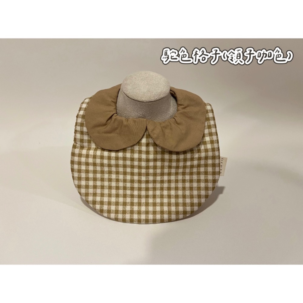 駝色格子(領子咖色)