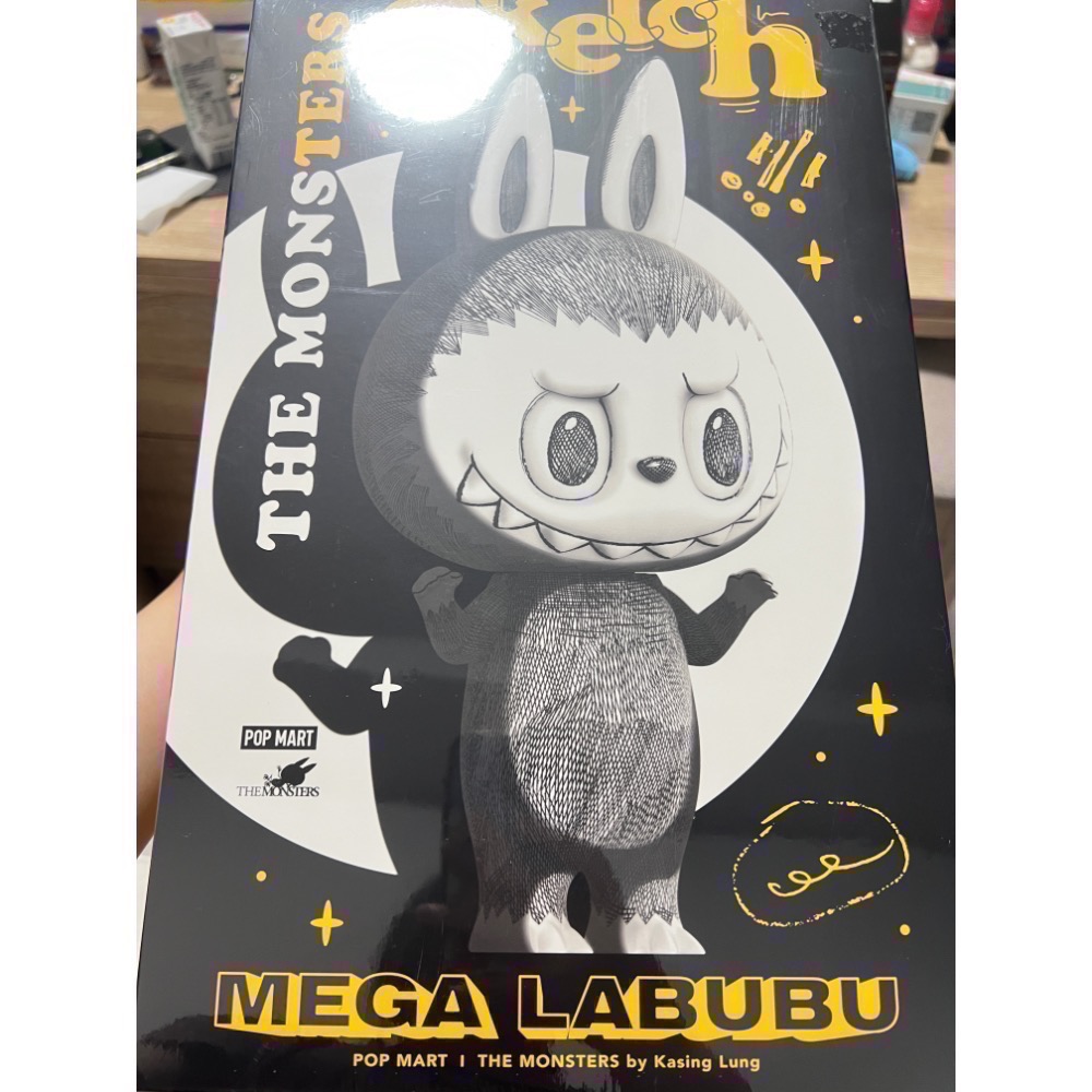 Labubu 素描 400% 官方門市 泡泡瑪特 Labubu素描 當天出貨-細節圖2