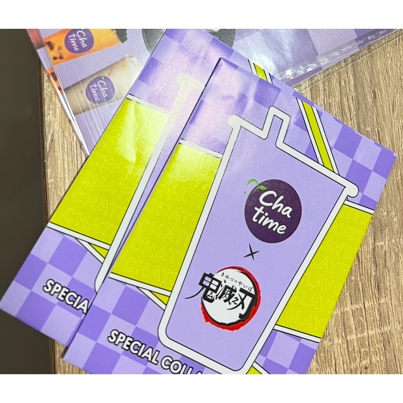 日出茶太 鬼滅之刃 聯名 卡包 小卡 全新未拆-細節圖2