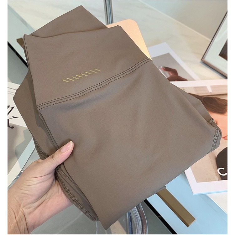 交叉高腰提運動長褲-6色-規格圖5