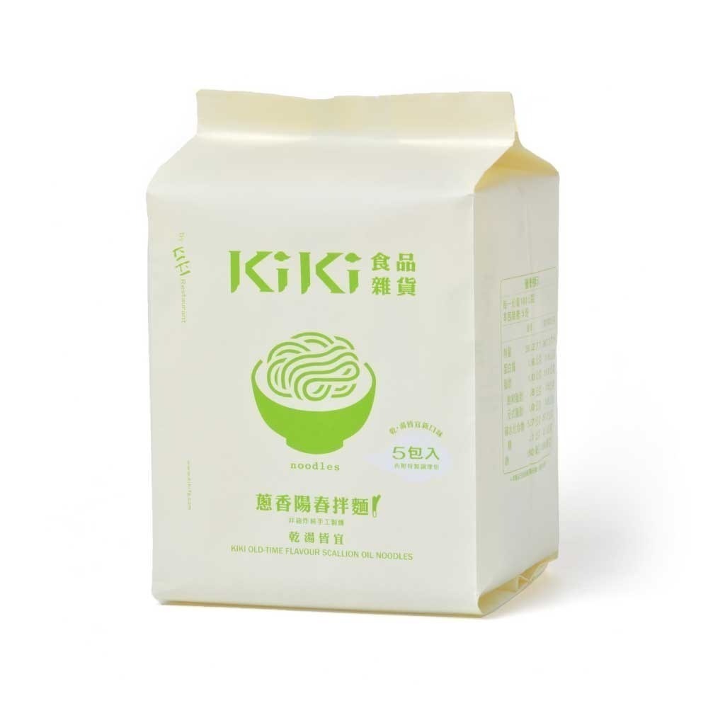 【家購網嚴選】KiKi食品雜貨 蔥香陽春拌麵 (5包/袋)-細節圖2