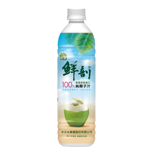 【家購網嚴選】半天水 鮮剖100%純椰子汁500gx24瓶/箱
