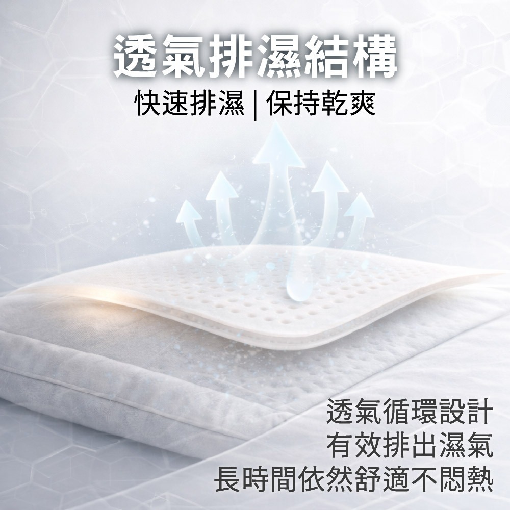 【家購網嚴選】石墨烯天然羊毛枕 70x45cm (1入)-細節圖4