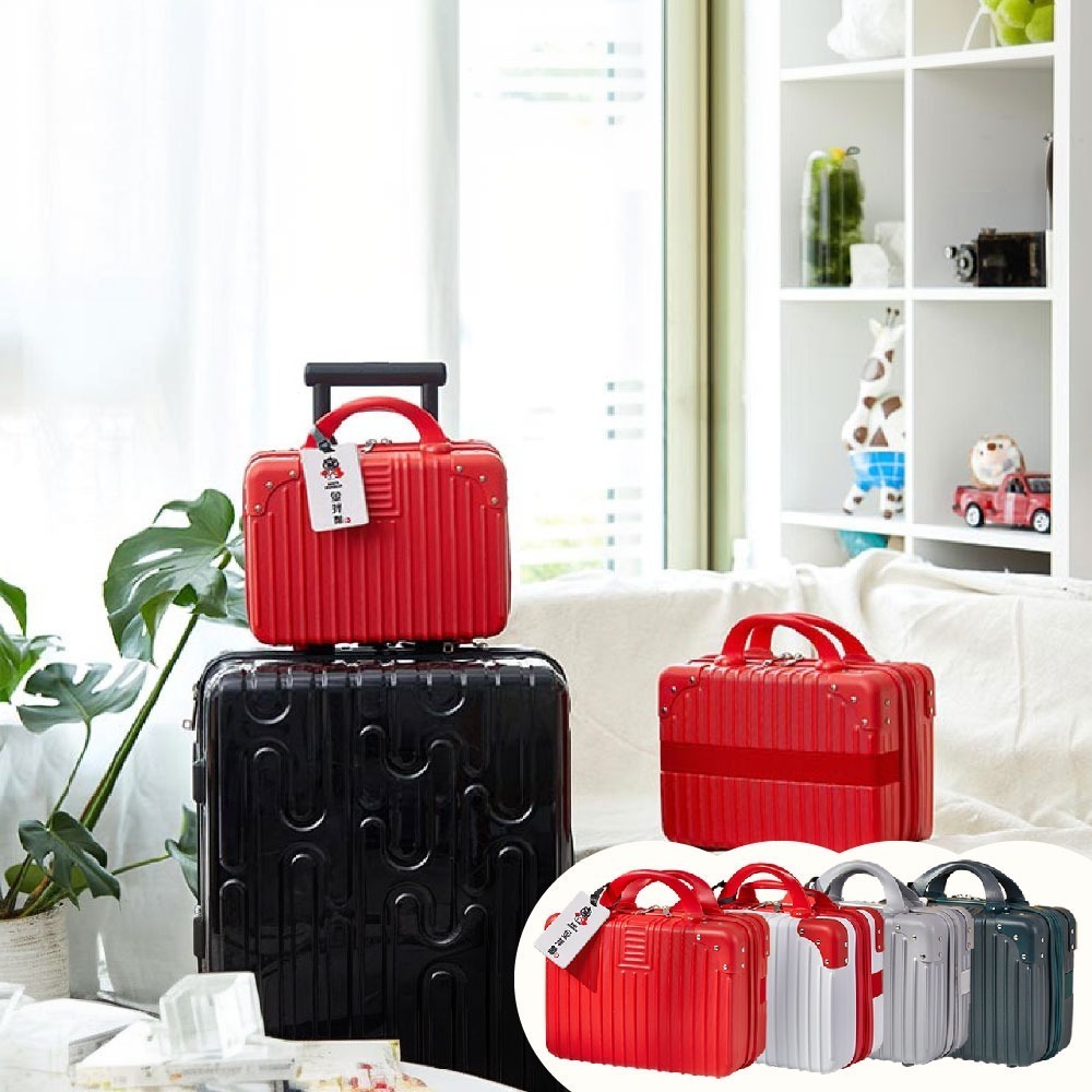 【家購網嚴選】金拌麵海馬奔騰全口味年節禮盒(1罐+9包/盒)附精美行李箱禮盒-細節圖4