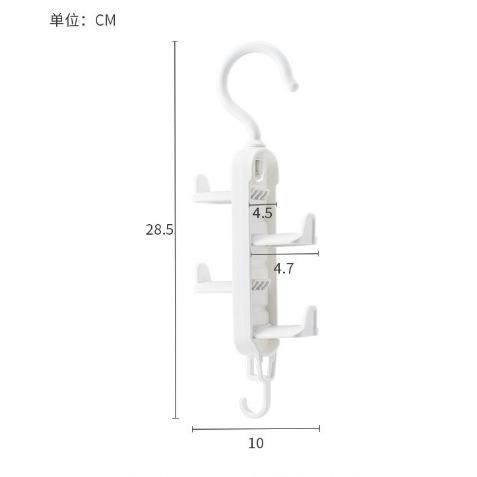 【JDS生活百貨】🛒日本KM.5195 可旋轉掛鉤的衣帽掛架/居家用品/收納掛架/掛勾-細節圖2