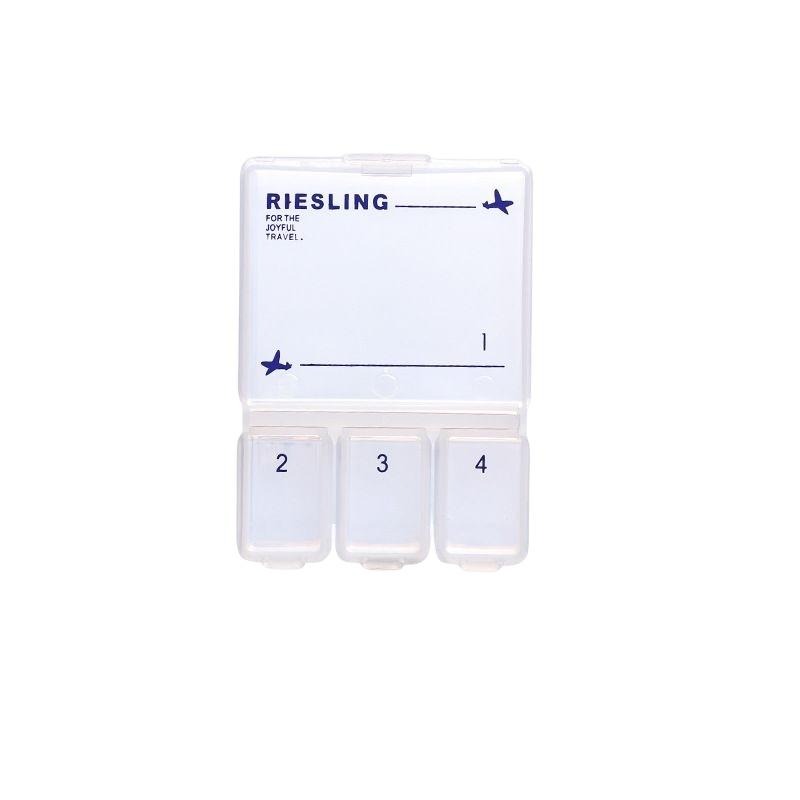 【JDS生活百貨】🛒 日本KM.873 便攜帶式方便收納藥盒 旅行攜帶收納盒/飾品盒-細節圖3